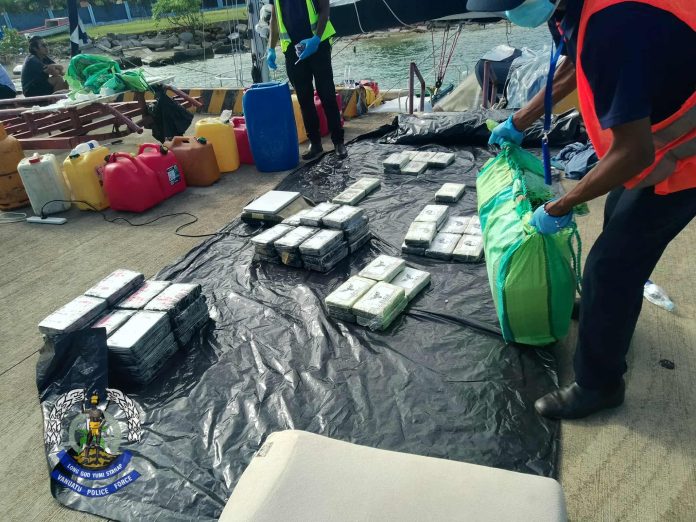 Vanuatu seized 450kg cocaine, Chinese and Turkish crew arrested