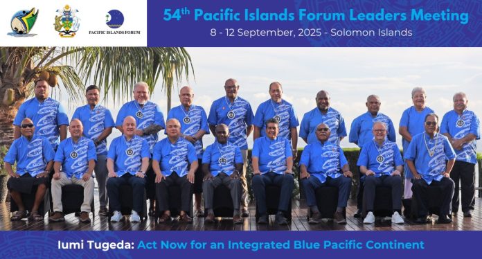 Forum Leaders to appoint Special envoy for U.S engagement and deeper regional integration