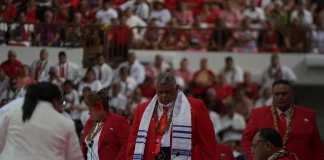 Laaulialemalietoa Leuatea Schmidt sworn in as new Samoa PM