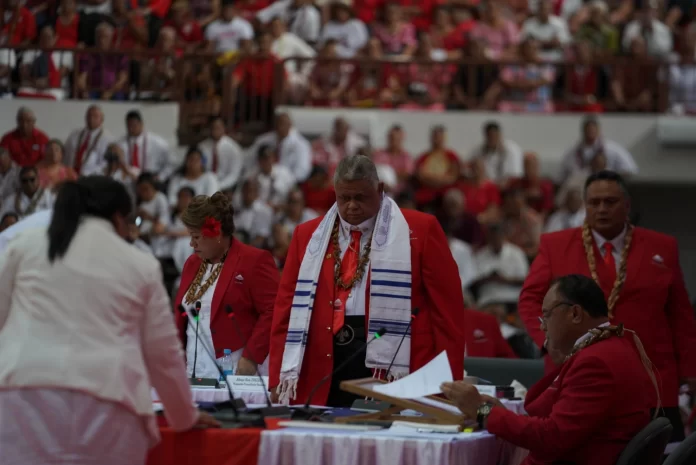 Laaulialemalietoa Leuatea Schmidt sworn in as new Samoa PM