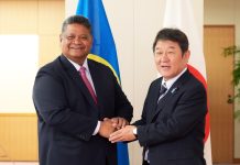 Japan, Palau Foreign Ministers strengthen ties ahead of PIF Chairmanship