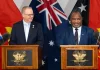Australia brushes off China treaty concerns