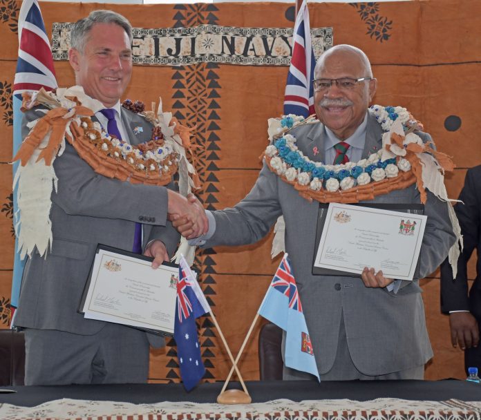 Vuvale Maritime Centre a symbol of Fiji-Australia security partnership: Marles
