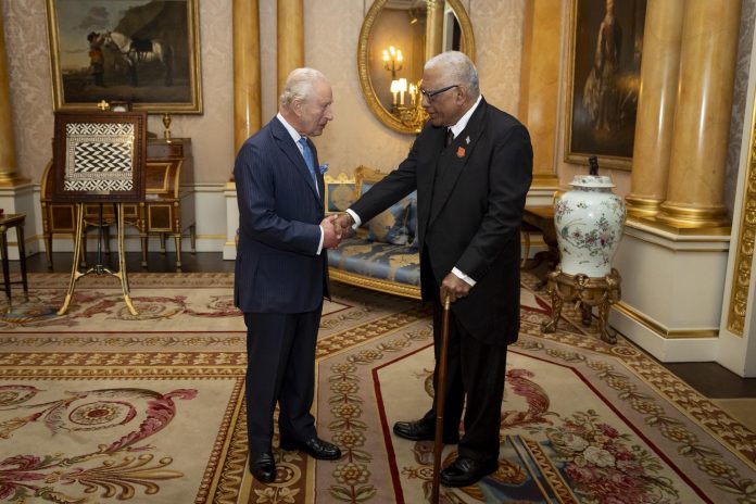 Fiji President meets King Charles