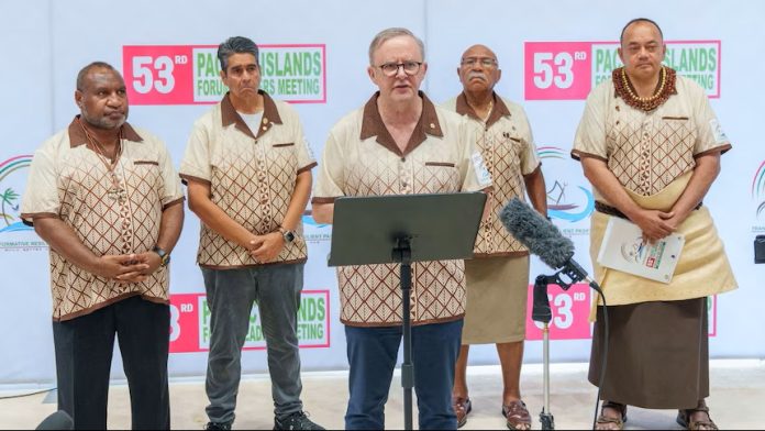 Australia backs Pacific Islands facing China heat over Taiwan