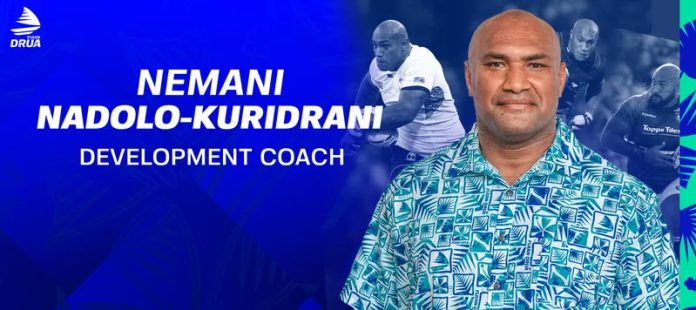 Flying Fijians legend Nemani Nadolo joins Fijian Drua as new development coach