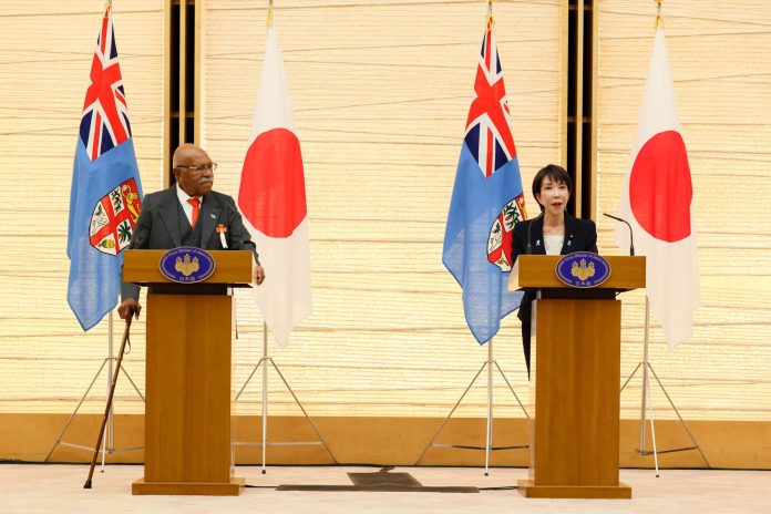 Japan and Fiji raise concerns over rapid military buildup in the region