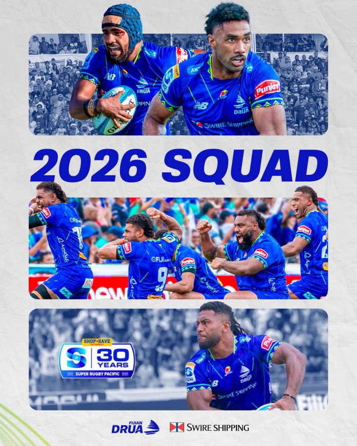 Fijian Drua unveil 2026 squad