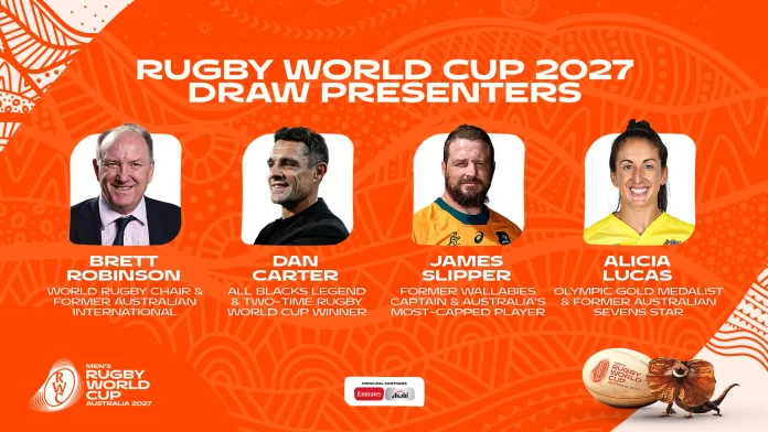 Rugby icons announced to lead Men’s Rugby World Cup 2027 Draw