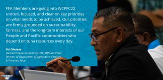 Pacific nations head to Manila “united, focused” as FFA pushes for decisive tuna management at WCPFC22