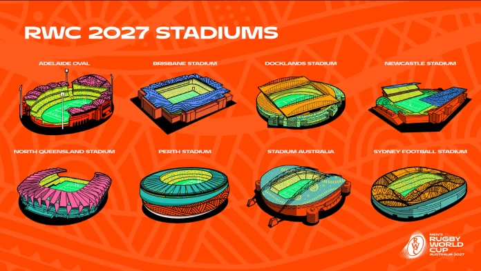 Eight state-of-the-art venues across Australia to host Men’s Rugby World Cup 2027