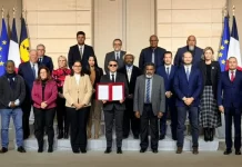 New Caledonia agreement signed in Paris