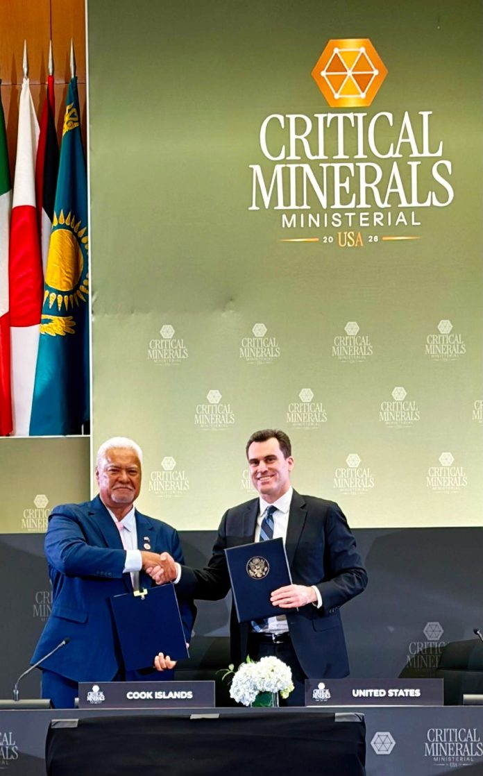 Cook Islands and U.S establish strategic framework for critical minerals research and supply chain security