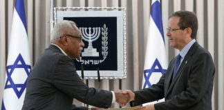 Herzog welcomes new Fijian Ambassador to Israel