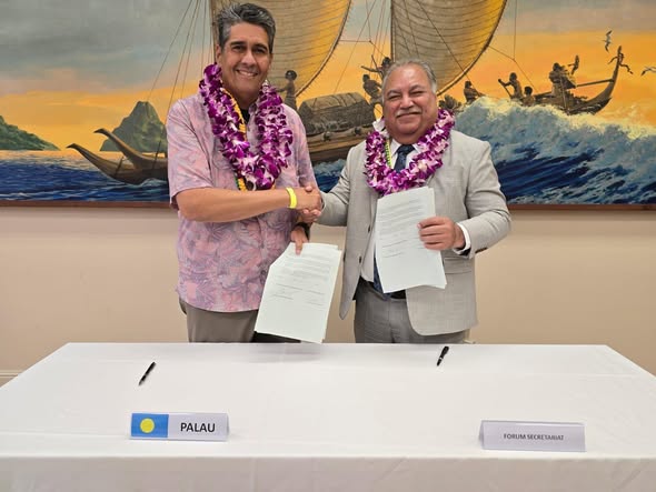 Palau signs hosting deal for 55th Pacific Islands Forum Leaders Meeting