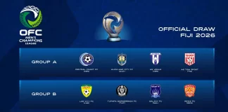 Draw confirmed for OFC Men’s Champions League 2026
