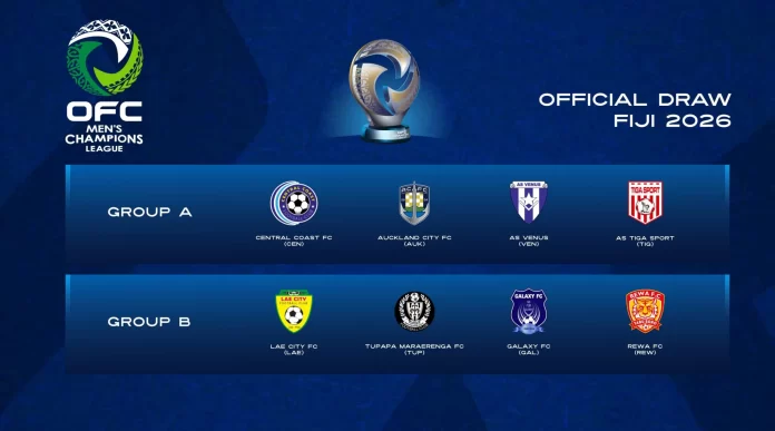 Draw confirmed for OFC Men’s Champions League 2026