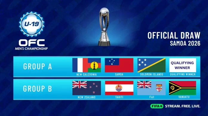 Draws announced for OFC U-19 Men’s Championship 2026