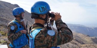 UN peacekeeping patrols suspended along Lebanon-Israel Blue Line