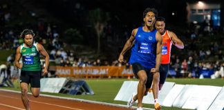 Fastest in Polynesia: Sāmoan sprinter wins 100m crown but the record still stands