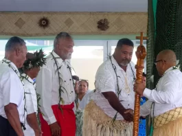 Alapati Pita Tavite sworn in as 12th Ulu o Tokelau