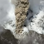 Acid rain falls on Vanuatu islands as volcano continues to belch ash