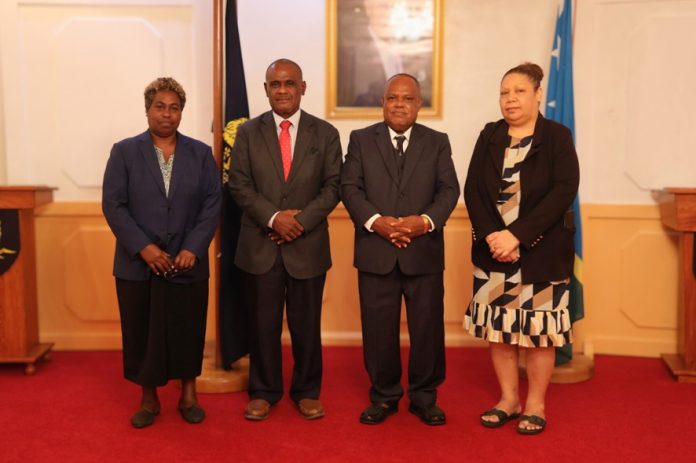 Solomon Islands PM welcomes newly sworn-in Ministers, two more Ministers leave GNUT