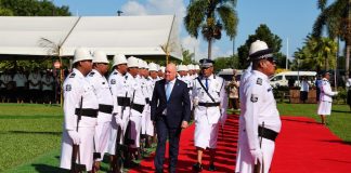 Samoan leader calls out great power ‘bullying’ as hosts NZ prime minister