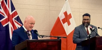 New Zealand pledges $30m support as PM Luxon visits Tonga