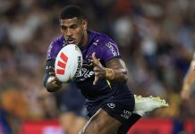 Storm shock as forward suffers suspected stroke