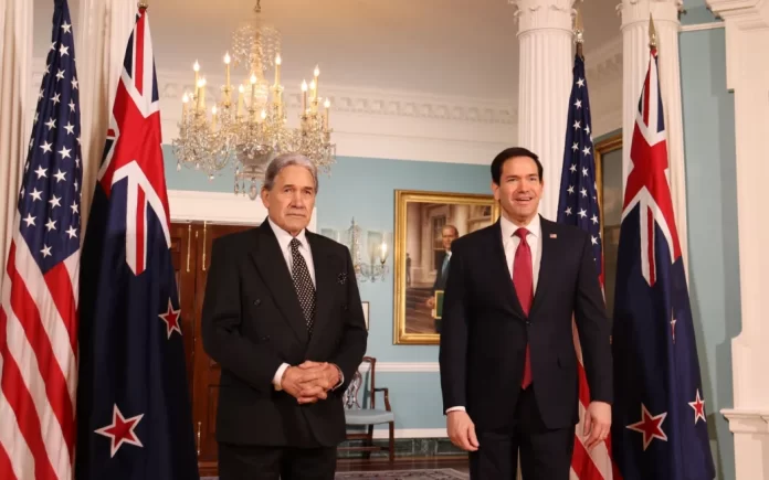 Winston Peters tells US secretary of state Marco Rubio of Iran war impact on NZ