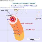 TC Vaianu slowly moving away from Fiji