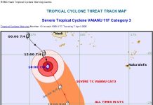 TC Vaianu slowly moving away from Fiji