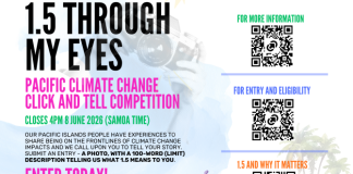 1.5 Through My Eyes Pacific Climate Change Click and Tell Competition launched