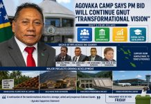 Agovaka camp says PM bid will continue GNUT “transformational vision”
