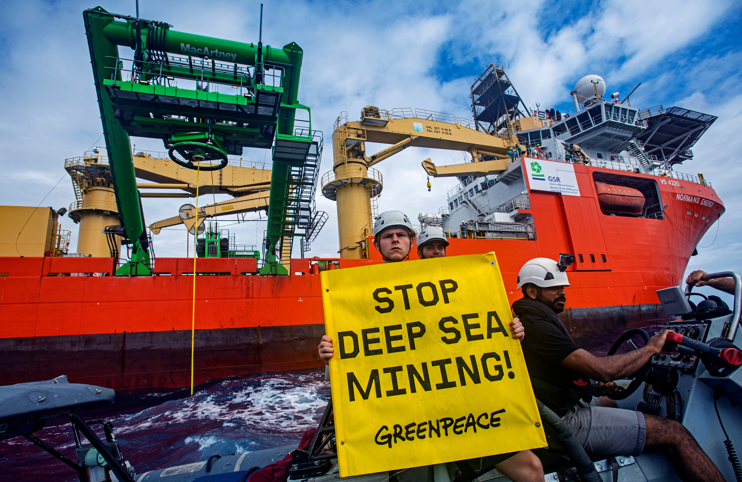 Activists Disturb Deep Sea Mining Test as Operations Re-start in Pacific