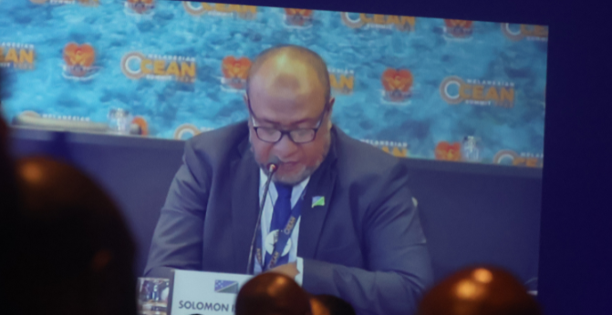 Solomon Islands will not endorse a moral declaration at the Ocean summit