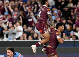 Queensland force State of Origin decider after 44 24 rampant win