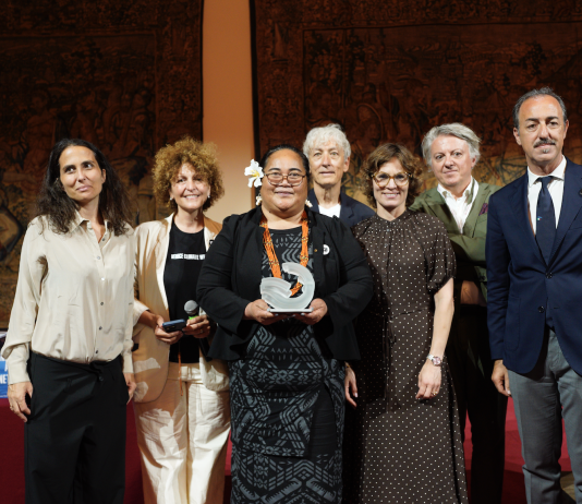 Tuvalu receives the Planet Aqua Award for blue communities leadership at Venice Climate Week 2026