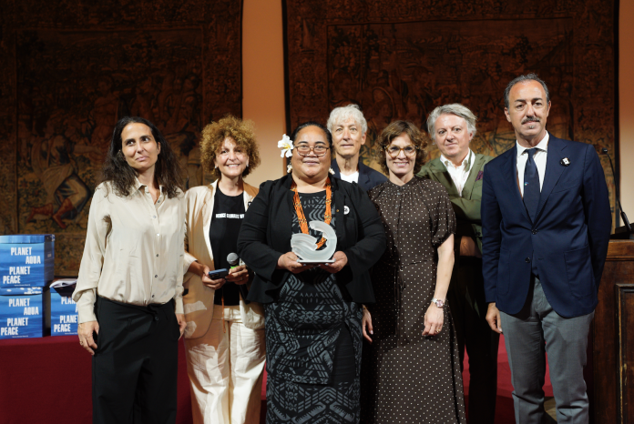 Tuvalu receives the Planet Aqua Award for blue communities leadership at Venice Climate Week 2026