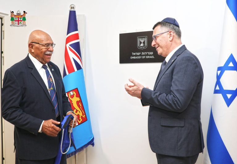 Israel opens Embassy in Suva as Fiji and Israel deepen relations