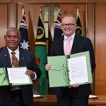 Australia signs landmark Vanuatu security deal to help parry China in Pacific