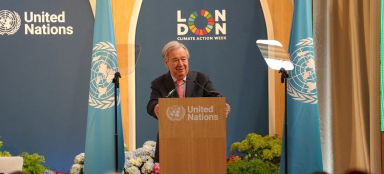 Climate crisis: UN chief lays out solutions blueprint for clean energy transition