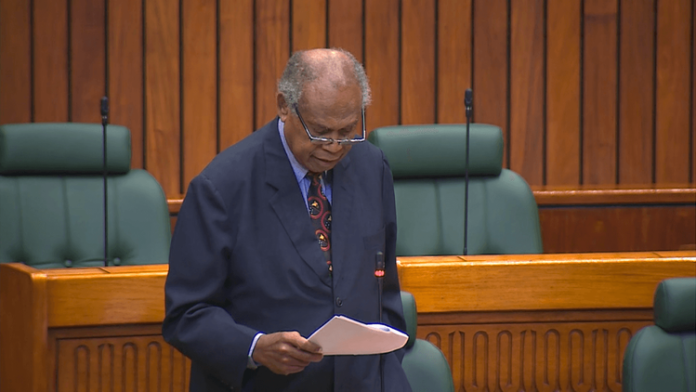 Dr Marat presents Bougainville Affairs Bipartisan report