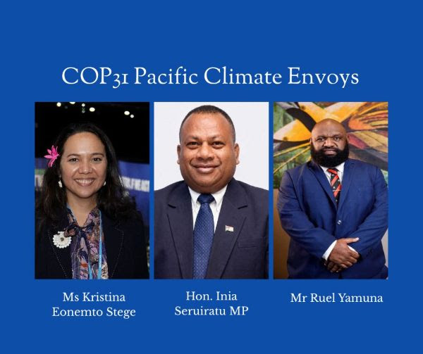 COP31 Pacific Climate envoys to elevate Climate Change impacts on global stage