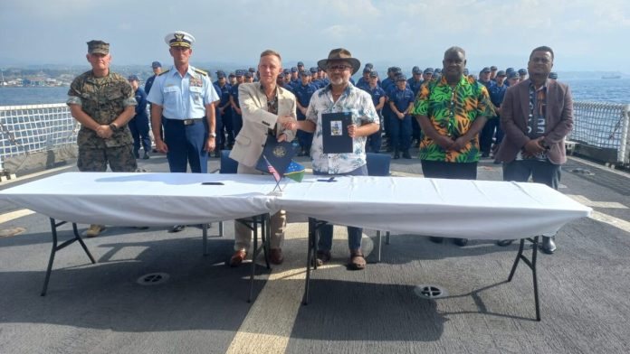U.S rejects sovereignty fears over Solomons Shiprider deal