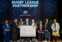 Prime Ministers sign landmark Pacific Rugby League Partnership