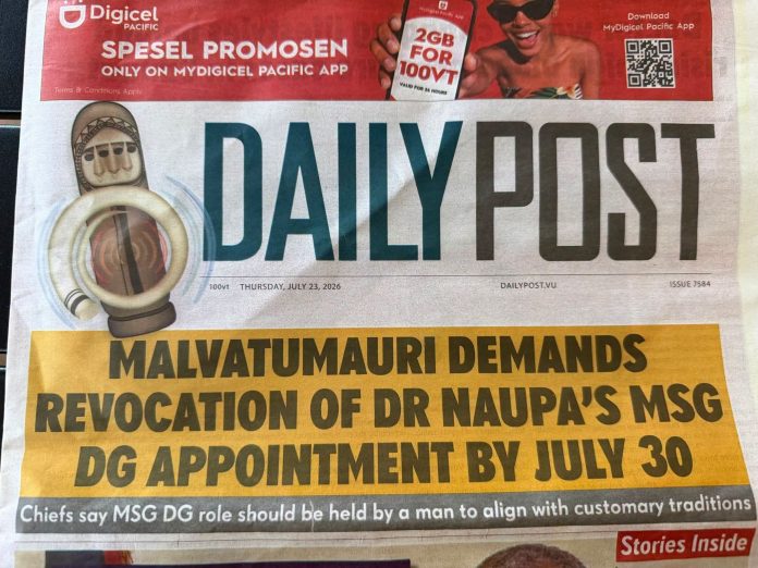 Vanuatu Government demands apology over criticism of MSG DG appointment