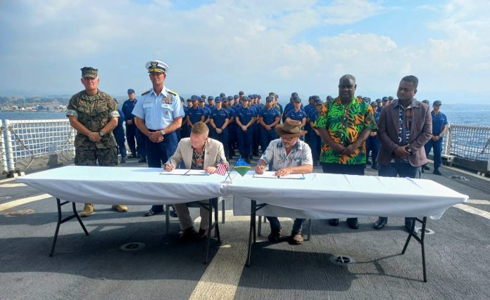 Solomon Islands, U.S sign Shiprider agreement to protect maritime domain