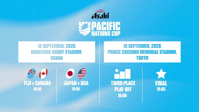 Dates set for Pacific Nations Cup 2026